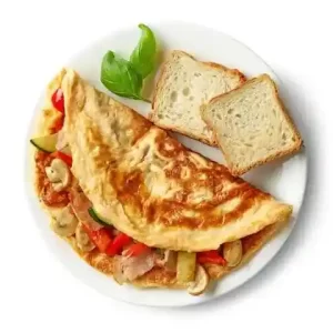 Mix Omelette w/ Toast